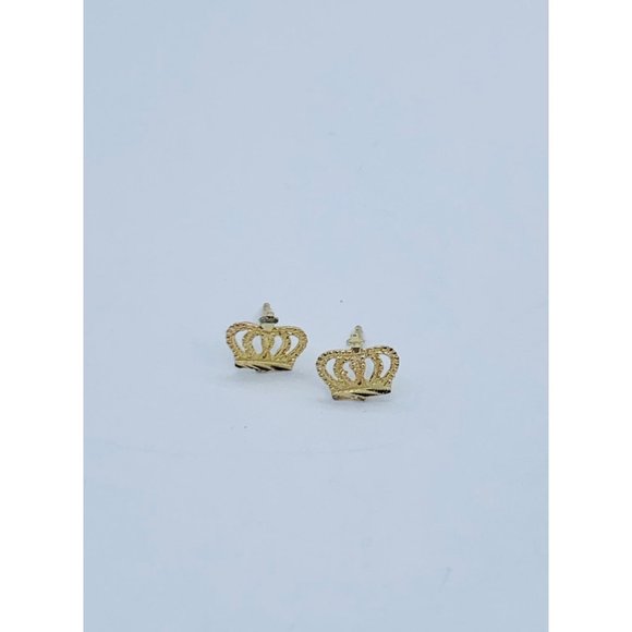 ❤️ 10k gold earrings crown❤️ Aretes en oro 10K